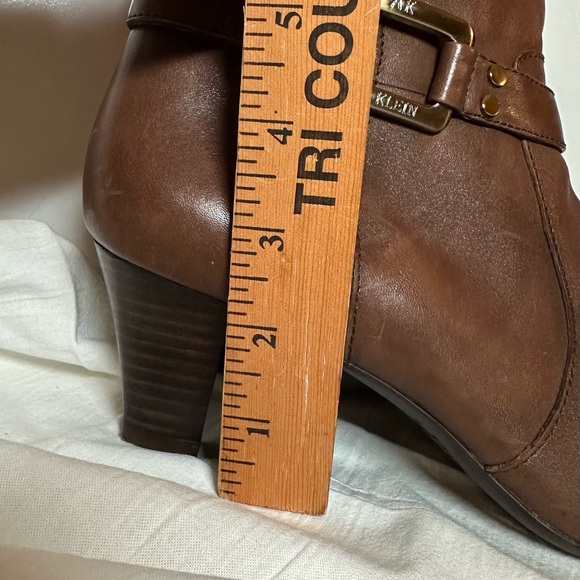 ANNE KLEIN “IFLEX” SOFT BROWN LEATHER BOOTS 81/2M - Picture 5 of 11